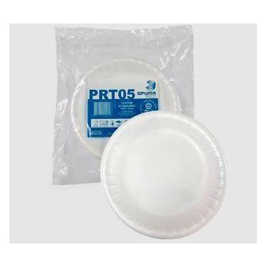 Imagem de Prato 05 23x2,2 com 200 Unidades - Spuma Pack