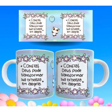 Imagem de Caneca gospel frases religiosas versículos bíblicos motivacionais 80 -