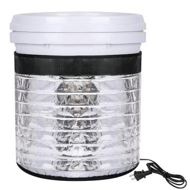 Imagem de Nkiy Quen Aquecedor De Mel Com Cobertor De Abelha Isolado, Serve Para Aquecedor De Tambor De Metal De Até 15 Galões, Aquecedor De Banda De Folha De Alumínio Para Balde De Mel, Barril De Água, Balde