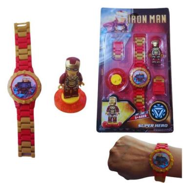 Imagem de Relógio Infantil Digital Lego Homem De Ferro Menino - marvel