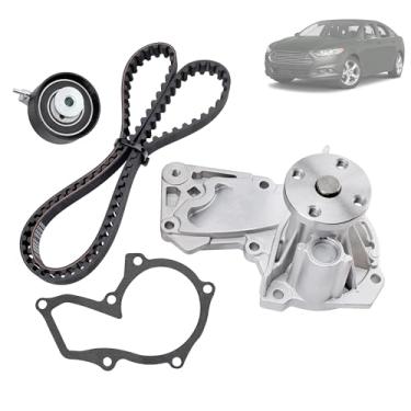 Imagem de OTINUBEE BE8Z-6268-C Kit de bomba de água de correia dentada do motor compatível com Ford Escape 2013-2016, Fusion 2013-2014, Fiesta 2011-2019, Transit Connect 2014-2016, 1.6L L4 OEM # BE8Z-6K254-A