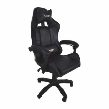 Imagem de Cadeira Gamer para Escritório com Apoio para Braços Racer Plus Preto -