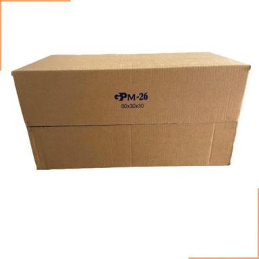 Imagem de 1 Caixa de Papelão para Mudança 60x30x30 Objetos de Cozinha, sala, qua