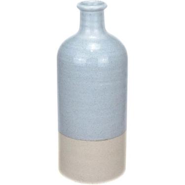 Imagem de VASO DECORATIVO ENFEITE CASA APARADOR GARRAFA HOME&CO CERÂMICA 30x12x1