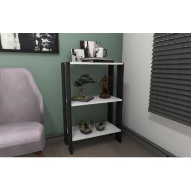 Imagem de Estante baixa adonai preta - Artysul Móveis