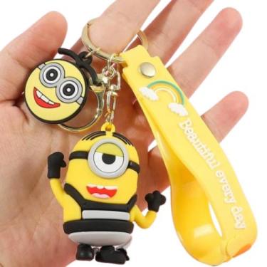 Imagem de Chaveiro 3d Minions Personagem Chave Carro Bolsa Coleção Pingente Pres