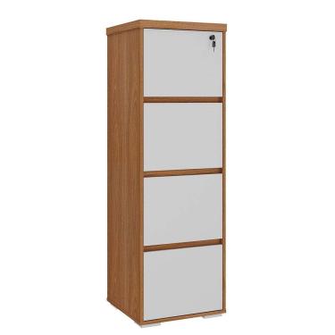 Imagem de Armário para Escritório com 4 Gavetas e Chave Arquivo