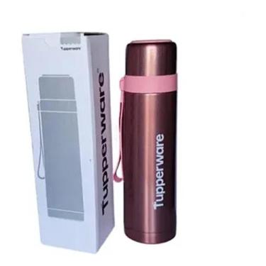 Imagem de Tupperware Garrafa Térmica Duo Tup 500ml Rosa com Glitter