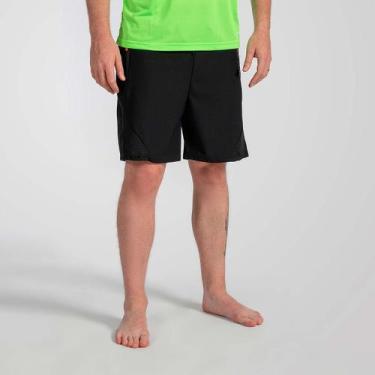 Imagem de Short Sport Bermuda Masculina Fit Treino Preto Alma Genius, GG, Preto