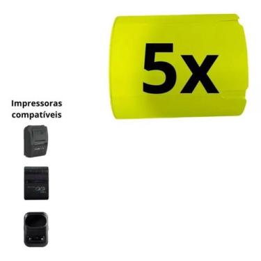 Imagem de Etiqueta Gôndola 50x30 Para Mini Impressora Pt260 - 5 Rolos - TITANNET