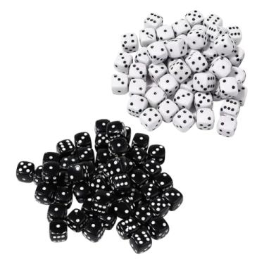 Imagem de 200 peças de contas de dados de acrílico pequenas 8 mm joias fazendo pingentes de dados quadrados espaçadores de plástico contas espaçadoras de cubo de artesanato espaçadores de contas soltas