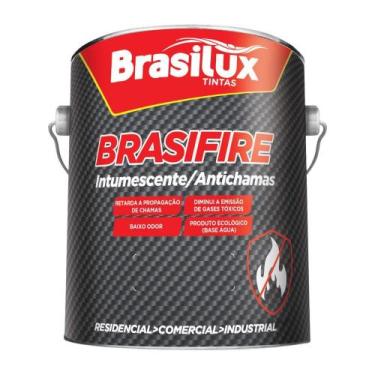 Imagem de Brasifire tinta intumescente anti chama branca 3,6l - BRASILUX