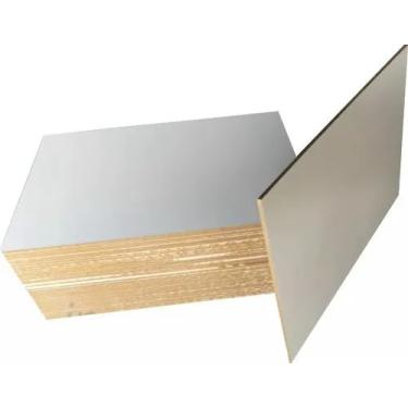 Imagem de 50 Chapas Madeira Mdf Para Artesanato Tamanho A4 Branca/cru