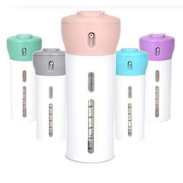 Imagem de Kit Para Viagem Porta Shampoo 4 Em 1 Dispenser Linha Premium(ALEATORIO)