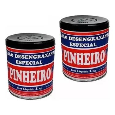 Imagem de Sabão Desengraxante Em Pasta Microgranulado 2 Potes 1 Kg cada - Pinhei