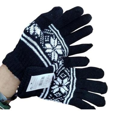 Imagem de 01 Par de Luva Super Grossa Grande Adulto Inverno Peruana 24cm - MD me