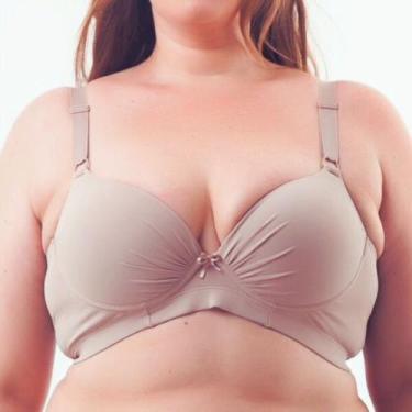 Imagem de Sutiã Plus Size Reforçado Com Bojo - SollBella Store, Chocolate, 52