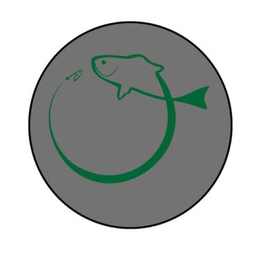 Imagem de Adesivo Decorativo Redondo de Peixe, 200mm, Modelo Variado, Personalizado (PEIX292, PAPEL COUCHÉ190, 200MM)