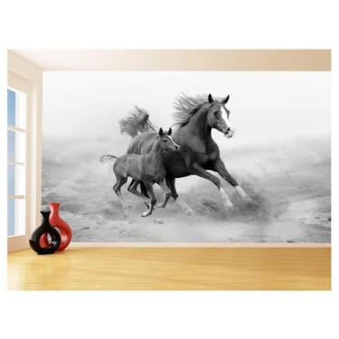 Imagem de Papel De Parede 3D Animais Cavalo Filhote Potro 3,5M Anm347 - Você Dec