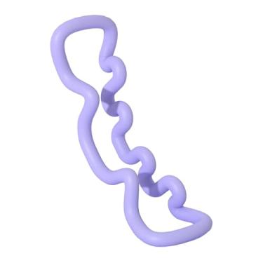 Imagem de KiBcsLic Massagem de tecido profundo, ferramenta de massagem corporal completa, presente compacto para atletas, maca de costas, multiuso para corpo, pernas, Roxo Claro