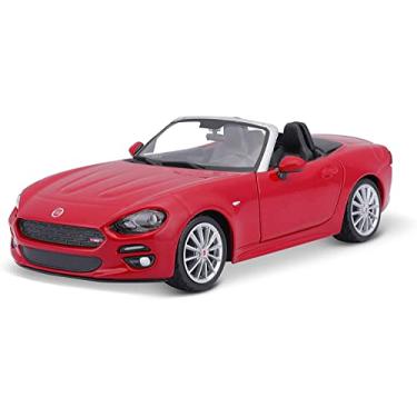 Imagem de フィアット スパイダー 124 ミニカー モデルカー ダイキャスト製 ミニカー BURAGO - FIAT - 124 SPIDER 2016 RED [並行輸入品]