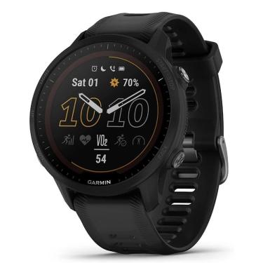 Imagem de Relógio Smartwatch e Monitor Cardíaco de Pulso e GPS 955 Solar - Preto