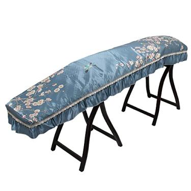 Imagem de SUNSURE Capa contra poeira Guzheng Capa universal de cítara chinesa premium arte de pano Guzheng capa de piano acessórios de instrumento musical para teclado de piano Guzheng Guqin (mola A)