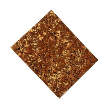 Imagem de ROZILO Placa autoadesiva para guitarra acústica Tiger Stripe 20 x 25 cm material em branco