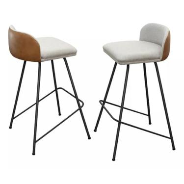 Imagem de Kit 2 Banqueta Nobre Alta Balcão Cozinha Luxo Área Gourmet Preto