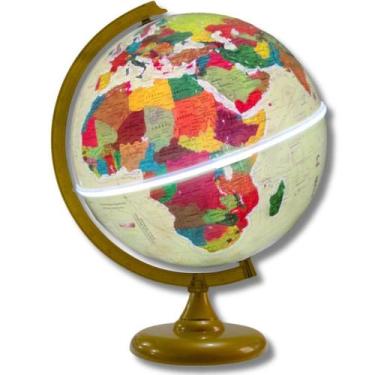 Imagem de Globo Terrestre Fisico Político 30 Cm De Diâmetro Histórico - Libreria