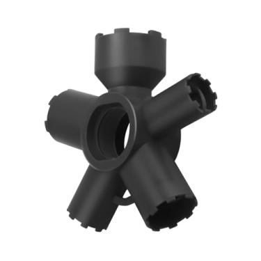 Imagem de Niahm Chave de aerador, ferramenta aeradora 10 em 1 para torneira de pia no tamanho M16,5/M18,5/M21,5/M22/M24/M28/TT/TF/STD/TJ, para remoção de aerador de torneira Moen, ferramenta chave de torneira