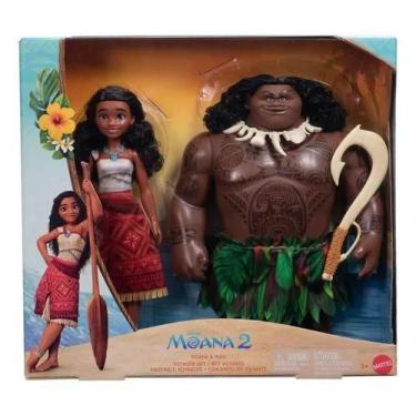 Imagem de Moana 2 Bonecas Moana e Maui mattel jdd42