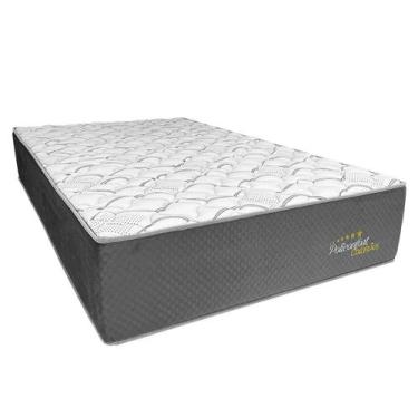 Imagem de Colchão Londres Cinza Espuma D33 King PoliConfort 193x203x26