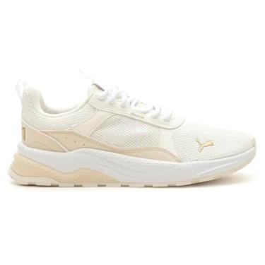 Imagem de PUMA Tênis feminino Anzarun 2.0, Branco quente - alpino neve-ouro, 10.5