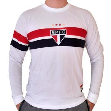 Imagem de Camisa São Paulo Retro Tri Mundial 2005 Manga Longa - Masculino - Retr