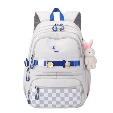 Imagem de Mochila escolar TYHOTULY Cute para meninas Kawaii White 30L