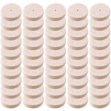 Imagem de Kit 50 Discos De Feltro 25Mm Para Polimento Micro Retíficas