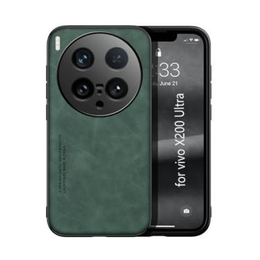 Imagem de Kepuch Silklike Capa para Vivo X200 Ultra - Case Placa de Metal Embutida - Verde