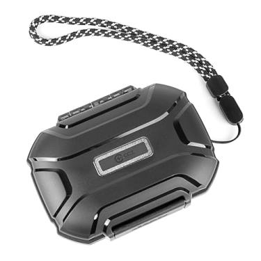 Imagem de EZ EAR CCZ Taichi Capa IEM portátil, resistente à água, caixa rígida de armazenamento de fones de ouvido para fones de ouvido compatível com Moondrop CHU II, KZ ZS10 PRO, CCZ Melody (preto)