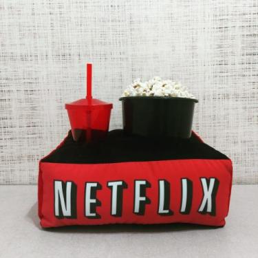 Imagem de Kit cinema - almofada personaliza c/copo + balde de pipoca - THEOVITEX