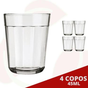 Imagem de 4UNI Copo de Shot Nadir 45ML Dose Tequila Cachaça Pinga - NADIR FIGUER