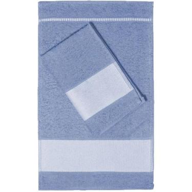 Imagem de Lavabinho Barra Transfer Para Sublimação 24X38cm ENGOTEX, Azul aço