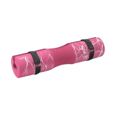 Imagem de menolana Almofada de suporte para barra, antiderrapante, ajuste padrão, barra de pescoço, almofada de ombro, agachamento, almofadas para treino de fitness, Rosa