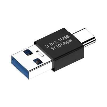 Imagem de Adaptador Tipo C Para USB Fêmea 10Gbps Conversor Universal USB 3.0 OTG