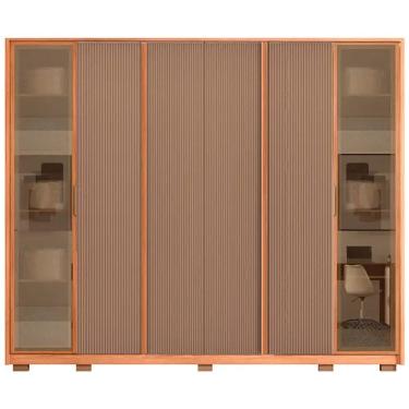 Imagem de Guarda Roupa Casal 6 Portas Bater 6 Gavetas Coari Caemmun Roupeiro