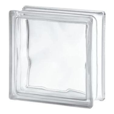 Imagem de 2X Bloco Vidro Transparente Quadrado Incolor 1 Unidade Tijol