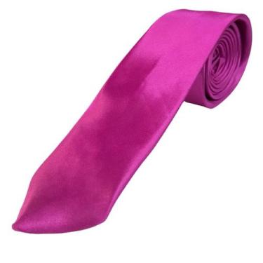 Imagem de Gravatas cetim escolha a sua na hora - Dmais Gravatas, Rosa fúcsia