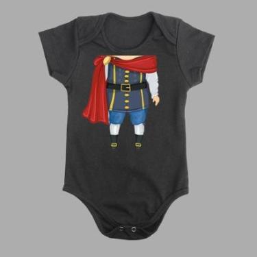 Imagem de Body Manga Curta Techmalhas Estampa Cavaleiro Rei-Unissex