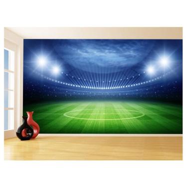 Imagem de Papel De Parede 3D Esporte Estádio Gramado Campo 3,5M Spt63