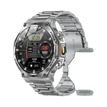 Imagem de Relógio Inteligente Bluetooth Masculino 5.2 IP67 À Prova D'Água Bateri